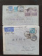 Delcampe - Cover , Airmail 1930-1960c Collection Of Jusqu'à Handstamps And Similar Route Indications In English (approx. 160 Covers - Collections (with Albums)