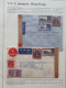 Delcampe - Cover , Airmail 1940-1960c. Small Exhibition Collection Of A.V.2. Postmarks (18 Covers/postcards) Sorted By Office Inclu - Collections (with Albums)