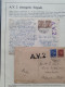 Delcampe - Cover , Airmail 1940-1960c. Small Exhibition Collection Of A.V.2. Postmarks (18 Covers/postcards) Sorted By Office Inclu - Collections (with Albums)