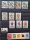 Delcampe - 1950-2015 Collection Roses (flower) Used And */** Sorted By Country (A-Z) Including Booklets In 4  Stockbooks And 2 Enve - Collections (en Albums)