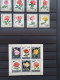 Delcampe - 1950-2015 Collection Roses (flower) Used And */** Sorted By Country (A-Z) Including Booklets In 4  Stockbooks And 2 Enve - Colecciones (en álbumes)