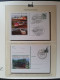 Delcampe - 1980/2000 Collection Trains Mostly ** Sets And Miniature Sheets, Some Covers In 2 Albums In Box - Ohne Zuordnung