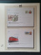 Delcampe - 1980/2000 Collection Trains Mostly ** Sets And Miniature Sheets, Some Covers In 2 Albums In Box - Non Classificati