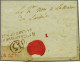 Cover 1795, DEBsé Bau Gl ARMs DU NORD SAMBRE ET MEUSE In Zwartrood, Vrijwel Pracht Afdruk En ARM. DU NORD In Rood, Licht - ...-1852 Prephilately