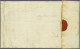 Cover Vouwbrief Met 122 Heerenveen In Rood En P. 122 P. Heerenveen In Zwart 3-2-1813 Naar Sint Johannisga, Pracht Ex. - ...-1852 Precursores