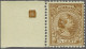 Unmounted Mint 7½ Cent Bruin Met Blokje In Velrand, Fris Pracht Ex. Met Plakkermoetje Op Velrand, Cat.w. 100+ - Sin Clasificación