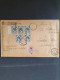 Cover Kroning 1 Gulden Blauwgroen (5x W.b. Randstrip Van 3) Op Grootformaat Aangetekende Envelop Van Vaals 19-1-1899 Naa - Unclassified