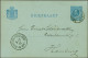 Cover Internationale Tentoonstelling Amsterdam 1883, Zegel Willem III 5 Cent Blauw Met Voorstelling Koloniale En Uitvoer - Postal Stationery