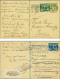 Cover Briefkaarten Modemagazijnen Gerzon, 3 Gebruikte Briefkaarten W.b. Tekst/afbeelding RBK15 Op Type Lebeau 4 Cent Bla - Postal Stationery