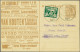 Cover 1925 Huygens Dorus Rijkers-briefkaart Met Reclame, Linksonder H.B.A.H. 9 (kleine Hand) Achterzijde Bedrukt V/H Bro - Postal Stationery