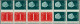 Unmounted Mint 1969 Inhoud Boekje 8 Met Beeldversnijding 22mm Waardoor Tussen De Zegels Ongetand, Bovenste Paar Horizont - Postzegelboekjes En Roltandingzegels