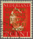 Cour Permanente De Justice Internationale 7½ Cent Rood Met Variëteit Laatste Letters R, E, E, R En E Grotendeels Missend - Service