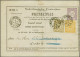 Cover 1 Gulden Lichtbruin En 1½ Gulden Geel Op Postbewijs G. 1 Van Amsterdam Spiegelstraat 14-8-1888 Naar Soeren, Vrijwe - Other & Unclassified