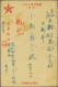 Cover Censored Japanese Air Mail Card, Red On Brownish/yellow, Return Adress North Australian Expedition Force Unit 1921 - Nueva Guinea Holandesa