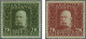 Mounted Mint Franz Joseph 2 Kronen, Perforated Colours In Green, Grey Brown, Carmine And Violet, Very Fine Mounted Mint, - Bosnie-Herzegovine