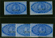 Unmounted Mint 1866 Matrimonial Cause 1s., 2s.6d., 5s., 10s. And £1 Ultramarine All Overprinted Specimen, A Fine To Very - Fiscales