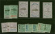 Unmounted Mint 1891 Companies Winding Up 1d. Up To £5 Lilac And Green All Overprinted Specimen (set Of Twelve), A Fine T - Revenue Stamps