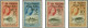 Mounted Mint 1961 Tristan Relief Surcharges, Set Of Four Mounted Mint, A Fine Set With Hinge Remainders, A Rare Set Only - Sainte-Hélène