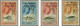 Mounted Mint 1961 Tristan Relief Surcharges, Set Of Four Mounted Mint, A Fine Set With Hinge Remainders, A Rare Set Only - Isla Sta Helena
