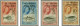 Mounted Mint 1961 Tristan Relief Surcharges, Set Of Four Mounted Mint, A Fine Set With Hinge Remainders, A Rare Set Only - Saint Helena Island