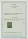 Mounted Mint Tugrah 5 Ghrush Black On Brown, Fine/very Fine Mounted Mint With 2005 Guy De Vachat Certificate, Cat.v. 800 - Other & Unclassified