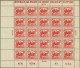 Unmounted Mint White Plains 2 Cents Carmine Rose In Complete Pane Of 25, Very Fine Unmounted Mint, Cat.v. 500 - Otros & Sin Clasificación