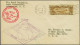 Cover , Airmail Air Mail, Graf Zeppelin $ 1,30 Brown On Cover Pan-America Flight (Sieger 64G) To Betlehem, Pennsylvania, - Other & Unclassified