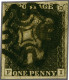1840 1d. Plate 7 FI Good Margins With A Superb Strike Of The Maltese Cross In Black, Cat. £ 450+ - Used Stamps