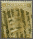 1862 9d. Bistre Plate 4, A Fine Example With The Error Watermark Inverted And Reversed Cancelled With A Rather Heavy Str - Gebruikt