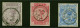 1883-1884 2s.6d. Lilac, 5s. Rose And 10s. Ultramarine, A Very Fine Set Cancelled With Continental (night Mail) 1900, Hul - Used Stamps