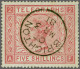 1881 5s. Rose Plate 2 (AF) Perf 14, A Very Fine Example Cancelled With A Superb Strike Of The Brighton Cds 1881, - A Dif - Oficiales