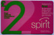 Ireland £2 Prepaid - Spirit  ( Ireland's First Licensed Internet TELEPHONY PROVIDER ) - Ireland