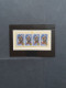 Unmounted Mint , Block Flemish Legion 50F Blue With 1943 Airplane With Variety Inverted Overprint In Sheetlet Of 4, Sign - Erinofilia [E]