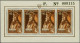 Unmounted Mint German Emperors, 5-100F In 6 Sheetlets Of 4 All With Number, Fine/very Fine, Cat.v. 1100 - Erinnophilia [E]