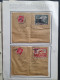 Delcampe - Cover , Airmail Légion Tricolore, Legion Of French Volunteers Against Bolshevism 1941 Polar Bear Block, 1941/1942 Airmai - Francobolli Di Guerra