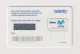 VENEZUELA  - Movistar Unused Chip SIM Phonecard (Chip 3 Tape Reinforced) - Venezuela