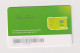 GHANA  - GLO Unused Chip SIM Phonecard - Ghana