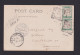 1905 - 2x 1/2 P. Auf Karte Aus BLACK RIVER Nach Zittau - Jamaica (...-1961)