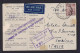 1942 - 6 P. Auf P.O.W.-Luftpostkarte Nach Italien  - Brieven En Documenten
