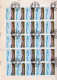 1956 - Aviation /feuille Complète COMPLÈTE X 25 - Full Sheets & Multiples