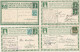 Schweiz Suisse Pro Patria 1915/17: BFK N° 13+16+17+19 (Dunant) + Zusatz Mit ⊙ Von 1917-1941 (Zu CHF 30.00) - Lettres & Documents