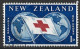 New Zealand 1959. Scott #56 (U) Globes And Red Cross Flag  *Complete Issue* - Officials