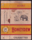 India Vintage BEARS HONEYDEW - Elephant- Empty CIGARETTE Packet  (**) Inde Indien - Estuches Para Cigarrillos (vacios)