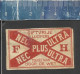 F. H. NEC PLUS ULTRA GIFTVRIJE LUCIFERS TOEGESTAAN DOOR DE WET  - OLD MATCHBOX LABEL THE NETHERLANDS (HOLLAND) - Boites D'allumettes - Etiquettes