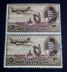 Egypt 1953, King Farouk Pair With 3 Bar Cancel And Overprinted.. King Of Egypt & Sudan. 3 Mill , MNH - Neufs