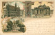 BRUXELLES MULTIVUES-MAISON DU ROI-BOURSE-SABLON-EGMONT ET HORNE - Panoramische Zichten, Meerdere Zichten