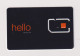 KENYA  - Orange Hello Unused Chip SIM Phonecard - Kenia