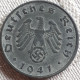 DUITSLAND : 5 REICHSPFENNIG 1941 J XF KM 100 SCARCE DATE HIGH GRADE - 5 Reichspfennig