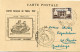 MARTINIQUE CARTE POSTALE JOURNEE DU TIMBRE 1947 DEPART FORT-DE-FRANCE 15 MARS 1947 POUR LA GUADELOUPE - Briefe U. Dokumente