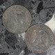 France LOT (2) : 5 Centimes 1854-W & 1855-BB - Alla Rinfusa - Monete